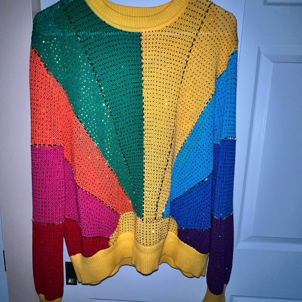 Queen of Sparkles Rainbow Women's Sweater